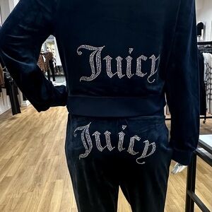 Juicy Couture Regal Blue Velour Track Suit